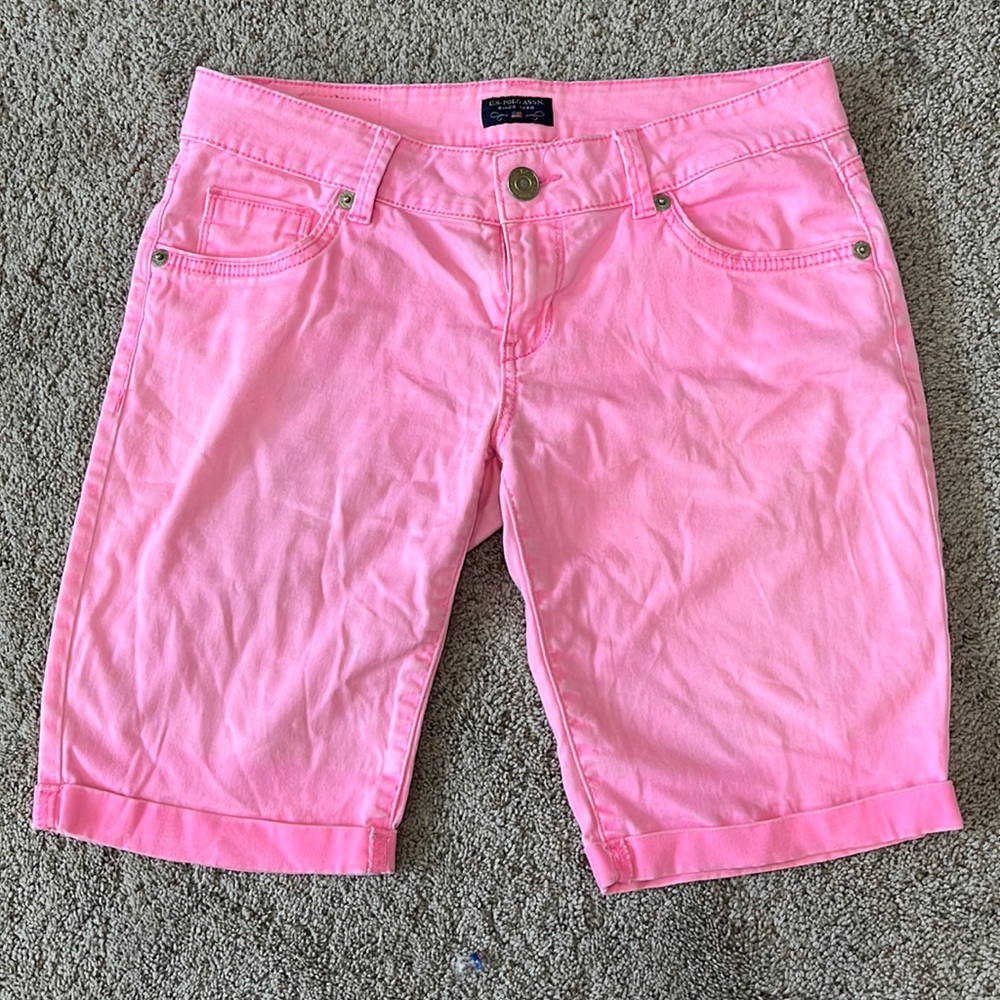 Pink Polo Bermuda shorts